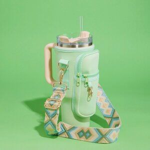 Dual Strap Fit-Cooler Sling Tumbler Crossbody